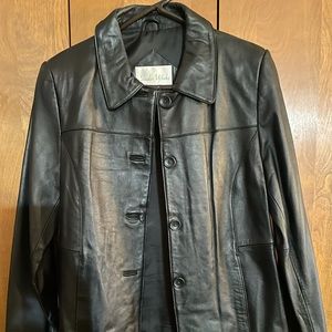 Studio Works Women's Black Leather Jacket